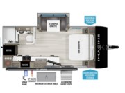 Call now about this 2025 Grand Design Imagine XLS 0! 2025 Grand Design Imagine XLS 0 - New Travel Trailer For Sale by McClain's Longhorn RV in Sanger, Texas features Batteries, Wardrobe(s), Fire Extinguisher, Overhead Cabinetry, Kitchen Sink