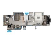 Call now about this 2026 Grand Design Influence 3203GK! 2026 Grand Design Influence 3203GK - New Fifth Wheel For Sale by McClain's Longhorn RV in Sanger, Texas features Overhead Cabinetry, Kitchen Sink, TV Antenna, Solid Surface Countertops, Batteries