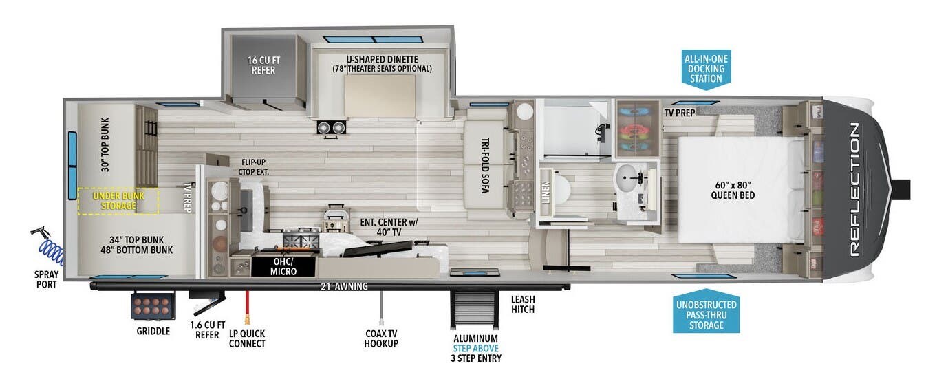Call now about this 2026 Grand Design Reflection 150 298BH! 2026 Grand Design Reflection 150 298BH - New Fifth Wheel For Sale by McClain's Longhorn RV in Sanger, Texas features TV, Slideout, Batteries, Propane, Microwave