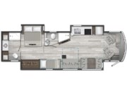 Contact us now about this 2024 Winnebago Forza 38W! Floorplan of 2024 Winnebago Forza 38W