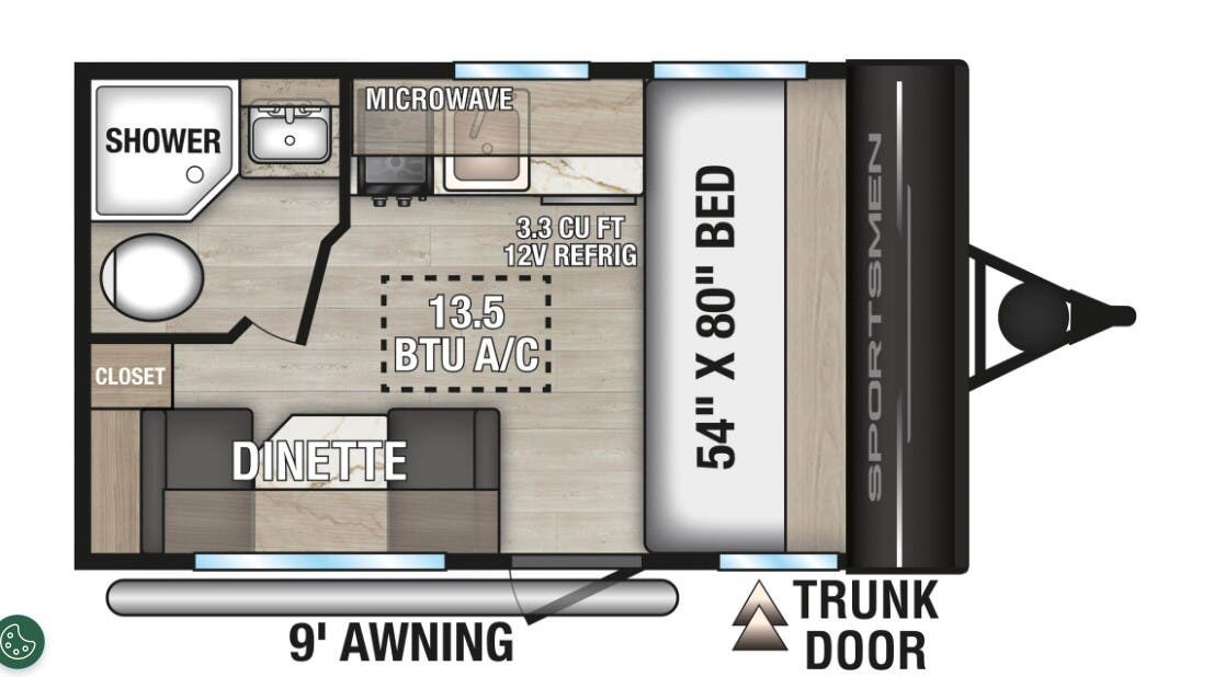 Call now about this 2026 K-Z Sportsmen Classic 130RD! 2026 K-Z Sportsmen Classic 130RD - New Travel Trailer For Sale by McClains RV in Kerrville, Texas features Medicine Cabinet, Batteries, Refrigerator, Satellite Radio, Shower
