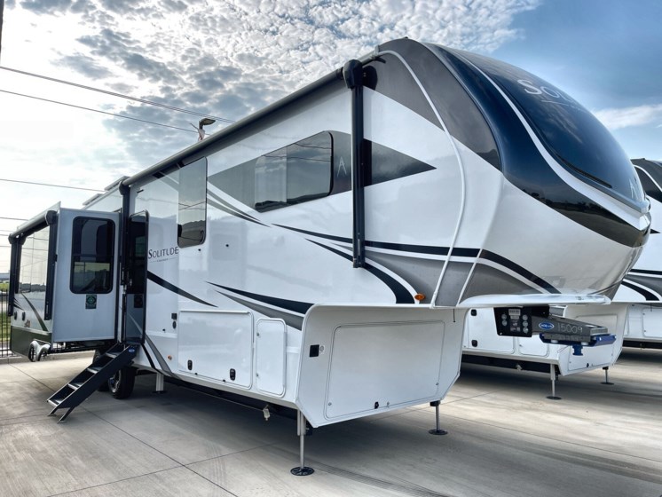 Email now about this 2026 Grand Design Solitude 370DV! New 2026 Grand Design Solitude 370DV available in Sanger, Texas