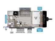 Call now about this 2026 Grand Design Imagine AIM 16MLA! 2026 Grand Design Imagine AIM 16MLA - New Travel Trailer For Sale by McClain's RV Superstore in Corinth, Texas features Removable Table, Queen Bed, Power Awning, Solar Panel, LED Lights