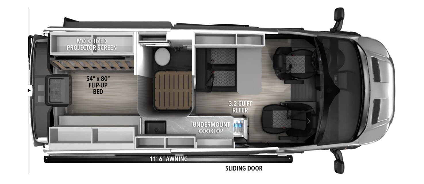 Call now about this 2026 Grand Design Lineage LVT1! 2026 Grand Design Lineage LVT1 - Used Class B For Sale by McClain's RV Fort Worth in Fort Worth, Texas features Smoke Detector, Water Heater, Shower, Medicine Cabinet, Kitchen Sink