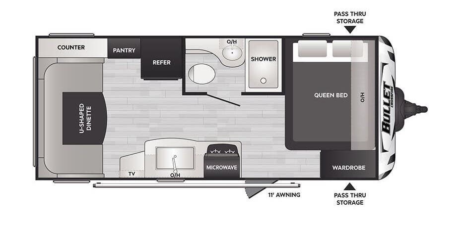 Call now about this 2024 Keystone Bullet 1900RD! 2024 Keystone Bullet 1900RD - Used Travel Trailer For Sale by McClain's Longhorn RV in Sanger, Texas features Air Conditioning, Microwave, Smoke Detector, Stove, Refrigerator