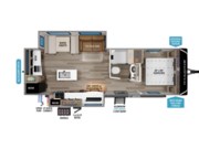 Call now about this 2024 Grand Design Imagine 2670MK! 2024 Grand Design Imagine 2670MK - Used Travel Trailer For Sale by McClain's Longhorn RV in Sanger, Texas features Leveling Jacks, Overhead Cabinetry, LP Detector, Power Awning, Toilet