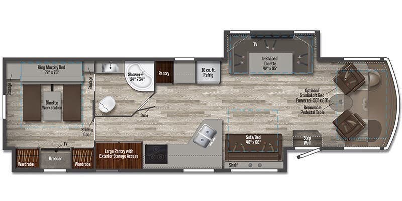 Call now about this 2025 Winnebago Vista 34R! 2025 Winnebago Vista 34R - New Class A For Sale by McClain's RV Fort Worth in Fort Worth, Texas features Water Heater, Outside Entertainment Center, U-Shaped Dinette, Insulated, Backup Monitor