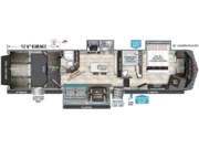 Call now about this 2023 Grand Design Momentum 397TH! 2023 Grand Design Momentum 397TH - Used Toy Hauler For Sale by McClain's RV Fort Worth in Fort Worth, Texas features External Shower, Queen Bed, Roof Vents, Stove Top Burner, TV