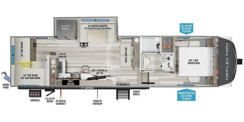 Call now about this 2026 Grand Design Reflection 150 298BH! 2026 Grand Design Reflection 150 298BH - New Fifth Wheel For Sale by McClain's RV Fort Worth in Fort Worth, Texas features Queen Bed, Spare Tire Kit, Toilet, Slideout, Insulated