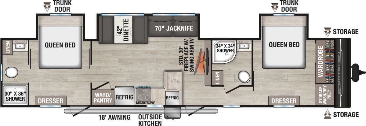 Contact us now about this 2026 K-Z Sportsmen SE 383DBK! 2026 Sportsmen SE 383DBK by K-Z from McClain's RV Fort Worth in Fort Worth, Texas