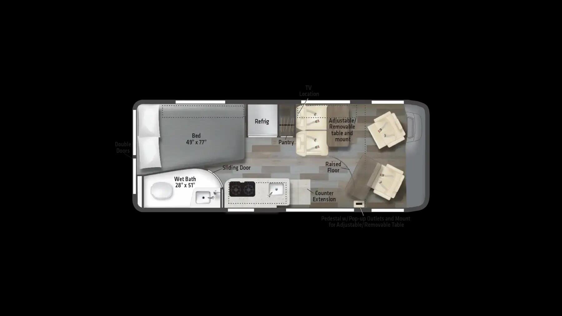 Call now about this 2022 Winnebago Travato 59G! 2022 Winnebago Travato 59G - Used Class B For Sale by McClain's RV Fort Worth in Fort Worth, Texas features Batteries, Solar Panel, TV Antenna, Medicine Cabinet, Solar Panels