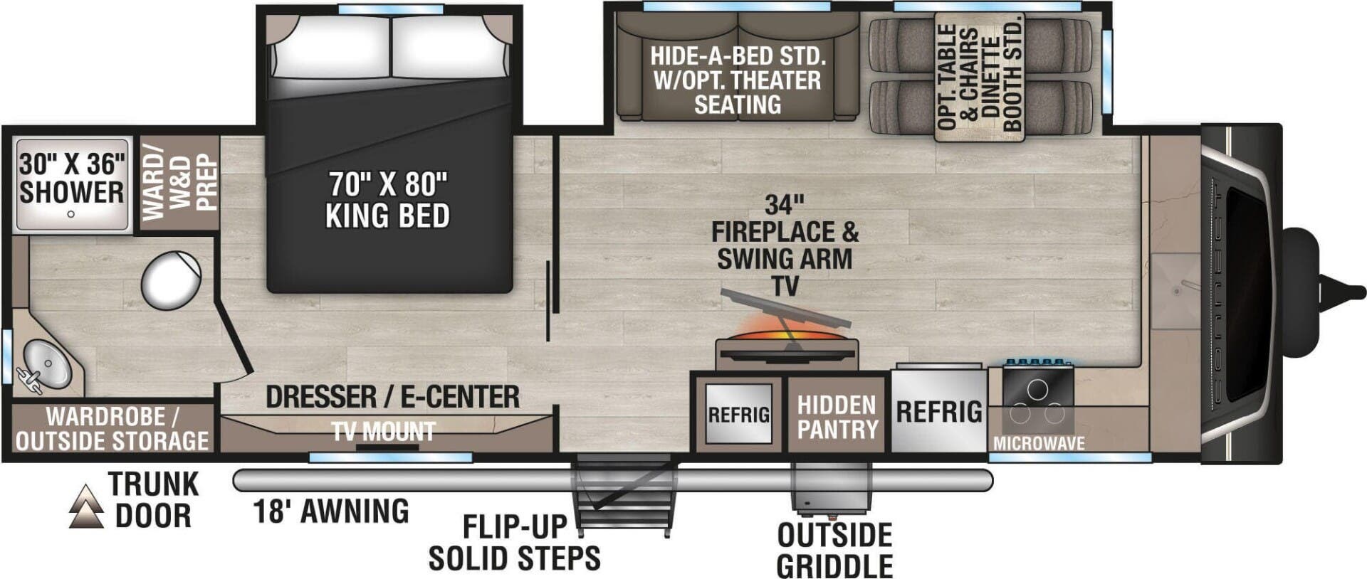 Call now about this 2026 K-Z Connect 282FKK! 2026 K-Z Connect 282FKK - New Travel Trailer For Sale by McClain's RV Fort Worth in Fort Worth, Texas features Enclosed Underbelly, Stabilizer Jacks, Microwave, Converter, LED Lights