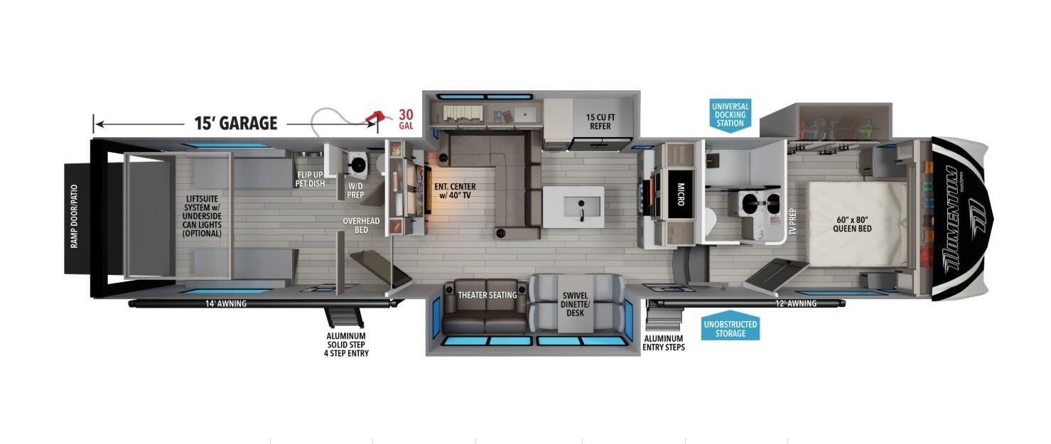 Call now about this 2026 Grand Design Momentum G-Class 394G! 2026 Grand Design Momentum G-Class 394G - New Fifth Wheel For Sale by McClain's RV Fort Worth in Fort Worth, Texas features Shower, Oven, Insulated, Solar Prep, Black Tank Flush