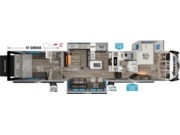 Call now about this 2026 Grand Design Momentum 395MT! 2026 Grand Design Momentum 395MT - New Toy Hauler For Sale by McClain's RV Fort Worth in Fort Worth, Texas features TV Antenna, Medicine Cabinet, LED Lights, Awning, Skylight