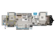 Call now about this 2025 Grand Design Solitude 391DL! 2025 Grand Design Solitude 391DL - New Fifth Wheel For Sale by McClain's RV Superstore in Corinth, Texas features Fireplace, Satellite Radio, External Shower, Insulated, Smoke Detector