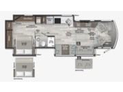 Call now about this 2025 Winnebago Forza 36H! 2025 Winnebago Forza 36H - New Class A For Sale by McClain's RV Fort Worth in Fort Worth, Texas features Smoke Detector, Fireplace, Shower, Toilet, Awning