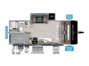 Call now about this 2026 Grand Design Imagine XLS 21MBE! 2026 Grand Design Imagine XLS 21MBE - New Travel Trailer For Sale by McClain's RV Superstore in Corinth, Texas features Pantry, Skylight, Spare Tire Kit, Medicine Cabinet, Pass Thru Storage