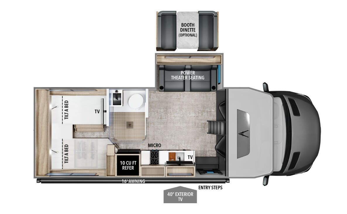 Call now about this 2026 Grand Design Lineage 25TK! 2026 Grand Design Lineage 25TK - New Class C For Sale by McClain's RV Superstore in Corinth, Texas features Wardrobe(s), Pantry, Fire Extinguisher, Slideout, Detachable Power Cord