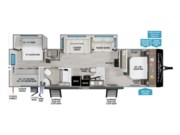 Call now about this 2026 Grand Design Transcend 325BHT! 2026 Grand Design Transcend 325BHT - New Travel Trailer For Sale by McClain's RV Superstore in Corinth, Texas features Screen Door, Refrigerator, Dinette Bed, Detachable Power Cord, Shower