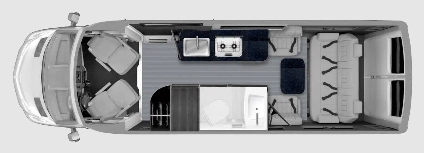 Call now about this 2026 Grech RV Strada TOUR-ION! 2026 Grech RV Strada TOUR-ION - New Class B For Sale by McClain's RV Superstore in Corinth, Texas features Sofa Bed, Backup Monitor, Roof Vents, Propane, Pantry