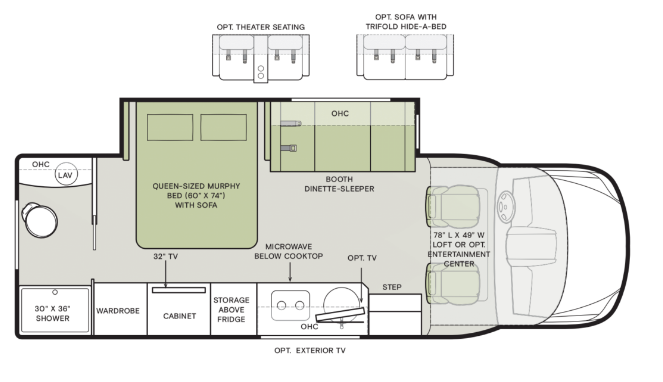 Call now about this 2026 Tiffin Wayfarer 25XRW! 2026 Tiffin Wayfarer 25XRW - New Class C For Sale by McClain's RV Oklahoma City in Oklahoma City, Oklahoma features Theater Seating, CO Detector, Backup Monitor, Toilet, Convection Microwave
