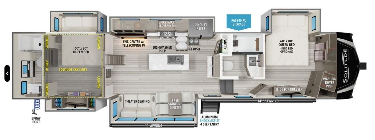 New 2025 Grand Design Solitude 391DL available in Oklahoma City, Oklahoma