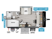 Call now about this 2025 Grand Design Transcend One 161BH! 2025 Grand Design Transcend One 161BH - New Travel Trailer For Sale by McClain's RV Rockwall in Rockwall, Texas features Stove Top Burner, Refrigerator, Oven, Water Heater, Leveling Jacks