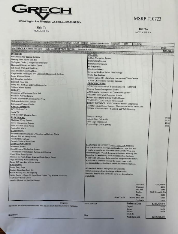 Call now about this 2026 Grech RV Strada AWD LOUNGE-ION! 2026 Grech RV Strada AWD LOUNGE-ION - New Class B For Sale by McClain's RV Oklahoma City in Oklahoma City, Oklahoma features Non-Smoking Unit, LP Detector, Power Entrance Step, Stove Top Burner, Refrigerator