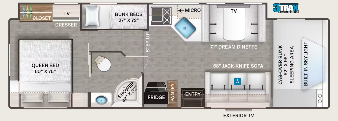 Call now about this 2026 Thor Motor Coach Quantum LF31! 2026 Thor Motor Coach Quantum LF31 - New Class C For Sale by McClain's RV Oklahoma City in Oklahoma City, Oklahoma features Slideout, Stove Top Burner, Medicine Cabinet, Queen Bed, Roof Vents