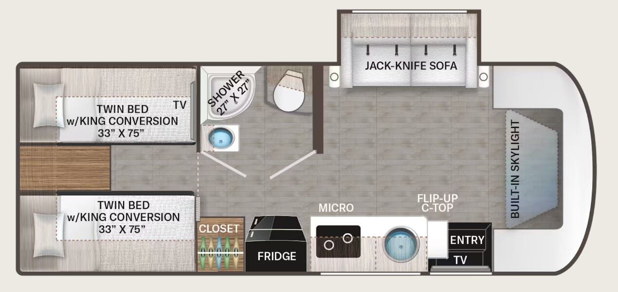 Used 2024 Thor GEMINI 24KB available in Oklahoma City, Oklahoma