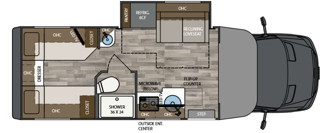 Call now about this 2026 Renegade VIENNA 25TBN! 2026 Renegade VIENNA 25TBN - New Class C For Sale by McClain's RV Oklahoma City in Oklahoma City, Oklahoma features Shower, Non-Smoking Unit, Toilet, Slideout, Convection Microwave