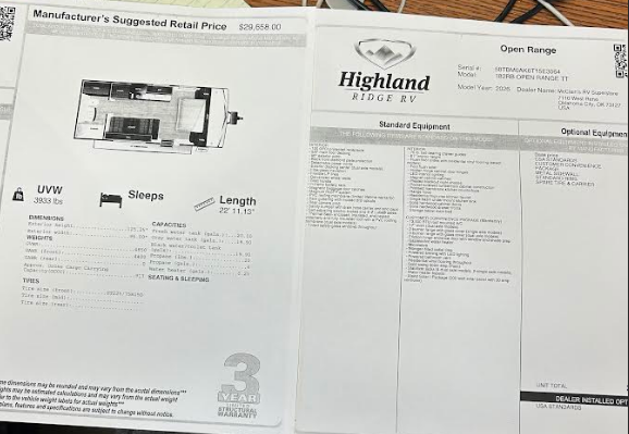 Contact us now about this 2026 Highland Ridge Open Range CONV 182RB! 2026 Open Range CONV 182RB by Highland Ridge from McClain's RV Oklahoma City in Oklahoma City, Oklahoma