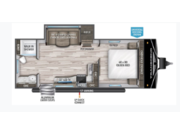 Call now about this 2023 Grand Design Transcend 221RB! 2023 Grand Design Transcend 221RB - Used Travel Trailer For Sale by McClain's RV Oklahoma City in Oklahoma City, Oklahoma features Fire Extinguisher, Slideout, Detachable Power Cord, TV, Shower
