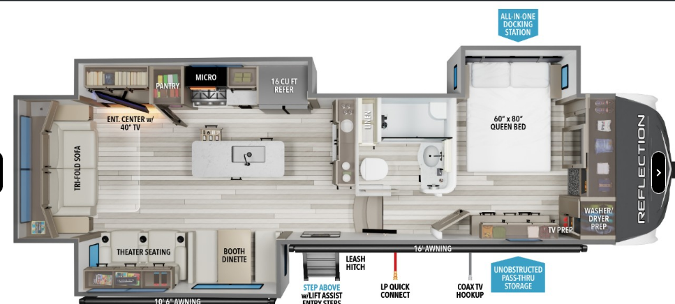 Call now about this 2026 Grand Design Reflection 337RLS! 2026 Grand Design Reflection 337RLS - New Fifth Wheel For Sale by McClain's RV Oklahoma City in Oklahoma City, Oklahoma features Oven, Air Conditioning, Refrigerator, Hitch, TV