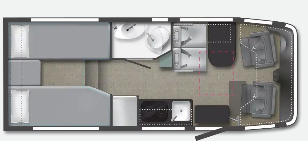 Call now about this 2026 Winnebago Ekko 22A! 2026 Winnebago Ekko 22A - New Class C For Sale by McClain's RV Oklahoma City in Oklahoma City, Oklahoma features Awning, Kitchen Sink, Overhead Cabinetry, Shower, Smoke Detector