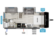 Call now about this 2026 Grand Design Imagine XLS 22BHE! 2026 Grand Design Imagine XLS 22BHE - New Travel Trailer For Sale by McClain's RV Oklahoma City in Oklahoma City, Oklahoma features Awning, Medicine Cabinet, Stove, Stove Top Burner, Water Heater
