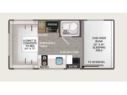 Call now about this 2026 Thor Motor Coach Quantum LC19! 2026 Thor Motor Coach Quantum LC19 - New Class C For Sale by McClain's RV Oklahoma City in Oklahoma City, Oklahoma features Refrigerator, Detachable Power Cord, CO Detector, Non-Smoking Unit, TV