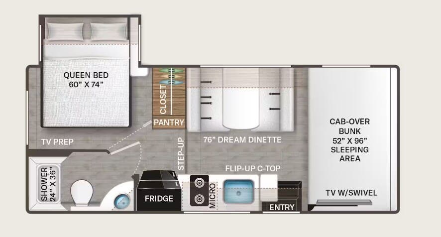 New 2026 Thor Motor Coach Quantum LZ22 available in Oklahoma City, Oklahoma