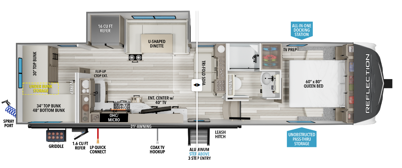 Call now about this 2026 Grand Design Reflection 150 298BH! 2026 Grand Design Reflection 150 298BH - New Fifth Wheel For Sale by McClain's RV Oklahoma City in Oklahoma City, Oklahoma features Furnace, Wardrobe(s), Air Conditioning, Oven, Overhead Cabinetry