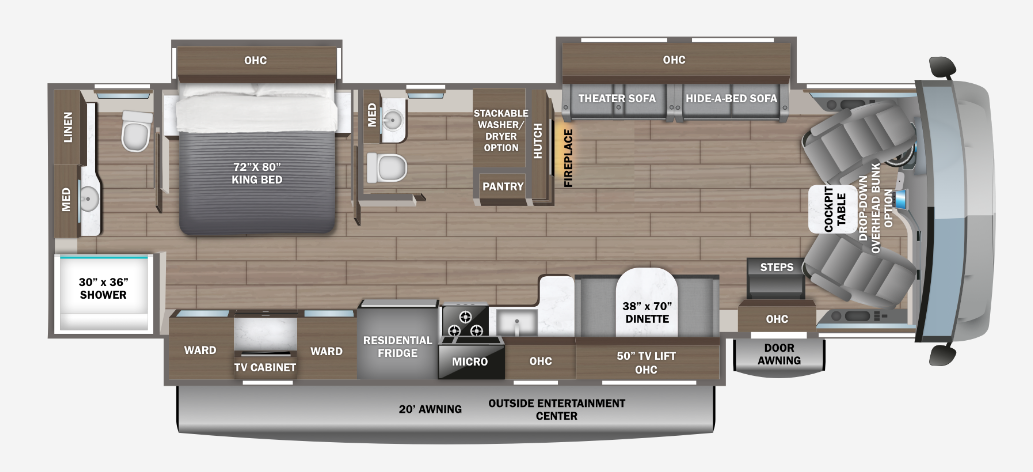 Call now about this 2024 Jayco Precept 36C! 2024 Jayco Precept 36C - Used Class A For Sale by McClain's RV Oklahoma City in Oklahoma City, Oklahoma features Awning, Hitch, CO Detector, Ladder, Slideout