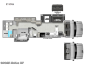 Call now about this 2026 Dynamax Corp Dynaquest XL 3700RB! 2026 Dynamax Corp Dynaquest XL 3700RB - New Super C For Sale by McKee RV in Perry, Iowa features Slideout