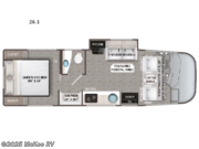 Call now about this 2026 Thor Motor Coach Vegas 26.1! 2026 Thor Motor Coach Vegas 26.1 - New Class A For Sale by McKee RV in Perry, Iowa features Slideout