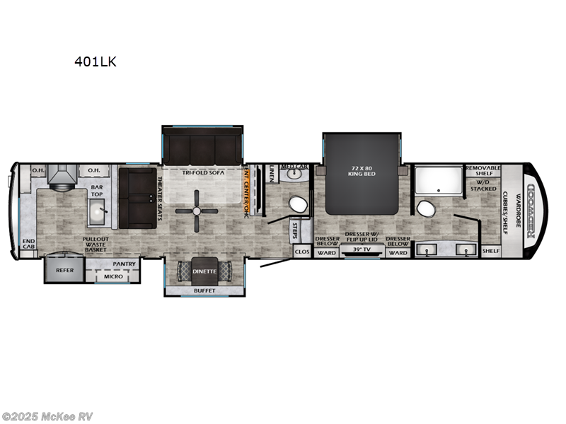 Call now about this 2025 Redwood RV Redwood RW4001LK! 2025 Redwood RV Redwood RW4001LK - New Fifth Wheel For Sale by McKee RV in Perry, Iowa features Slideout