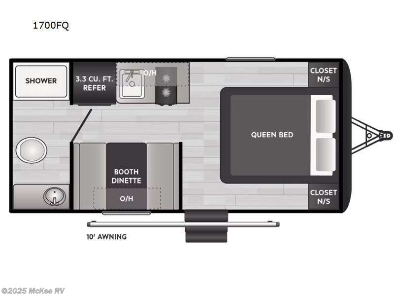Call now about this 2025 Keystone Springdale Classic Mini 1700FQ! 2025 Keystone Springdale Classic Mini 1700FQ - New Travel Trailer For Sale by McKee RV in Perry, Iowa