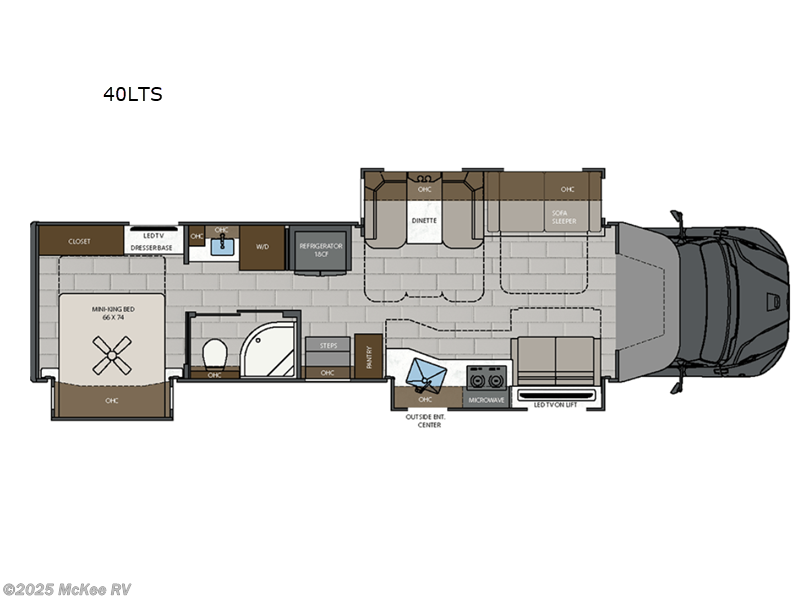 Call now about this 2026 Renegade Verona LE 40LTS! 2026 Renegade Verona LE 40LTS - New Super C For Sale by McKee RV in Perry, Iowa features Slideout