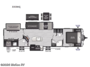 Call now about this 2026 Keystone Bullet 330BKQ! 2026 Keystone Bullet 330BKQ - New Travel Trailer For Sale by McKee RV in Perry, Iowa features Slideout