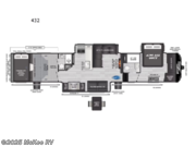 Call now about this 2025 Keystone Fuzion 432! 2025 Keystone Fuzion 432 - New Toy Hauler For Sale by McKee RV in Perry, Iowa features Slideout