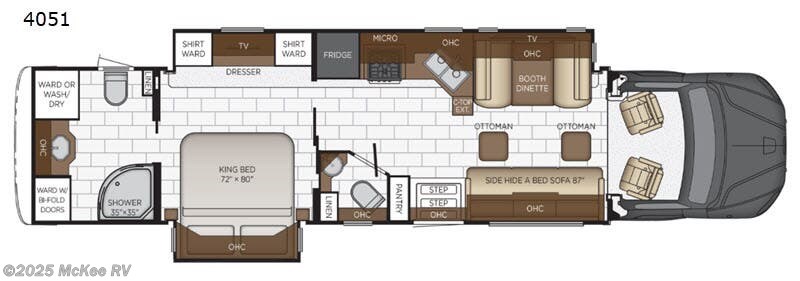 Call now about this 2021 Newmar Super Star 4051! 2021 Newmar Super Star 4051 - Used Super C For Sale by McKee RV in Perry, Iowa features Slideout