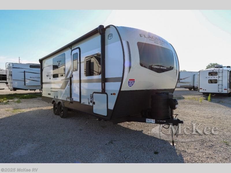 Email now about this 2026 Forest River Flagstaff Micro Lite 25FBD! New 2026 Forest River Flagstaff Micro Lite 25FBD available in Perry, Iowa