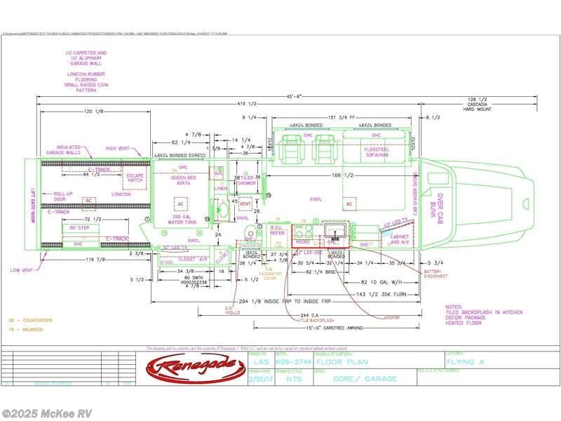 Call now about this 2018 Renegade Classic 2410AG! 2018 Renegade Classic 2410AG - Used Super C For Sale by McKee RV in Perry, Iowa